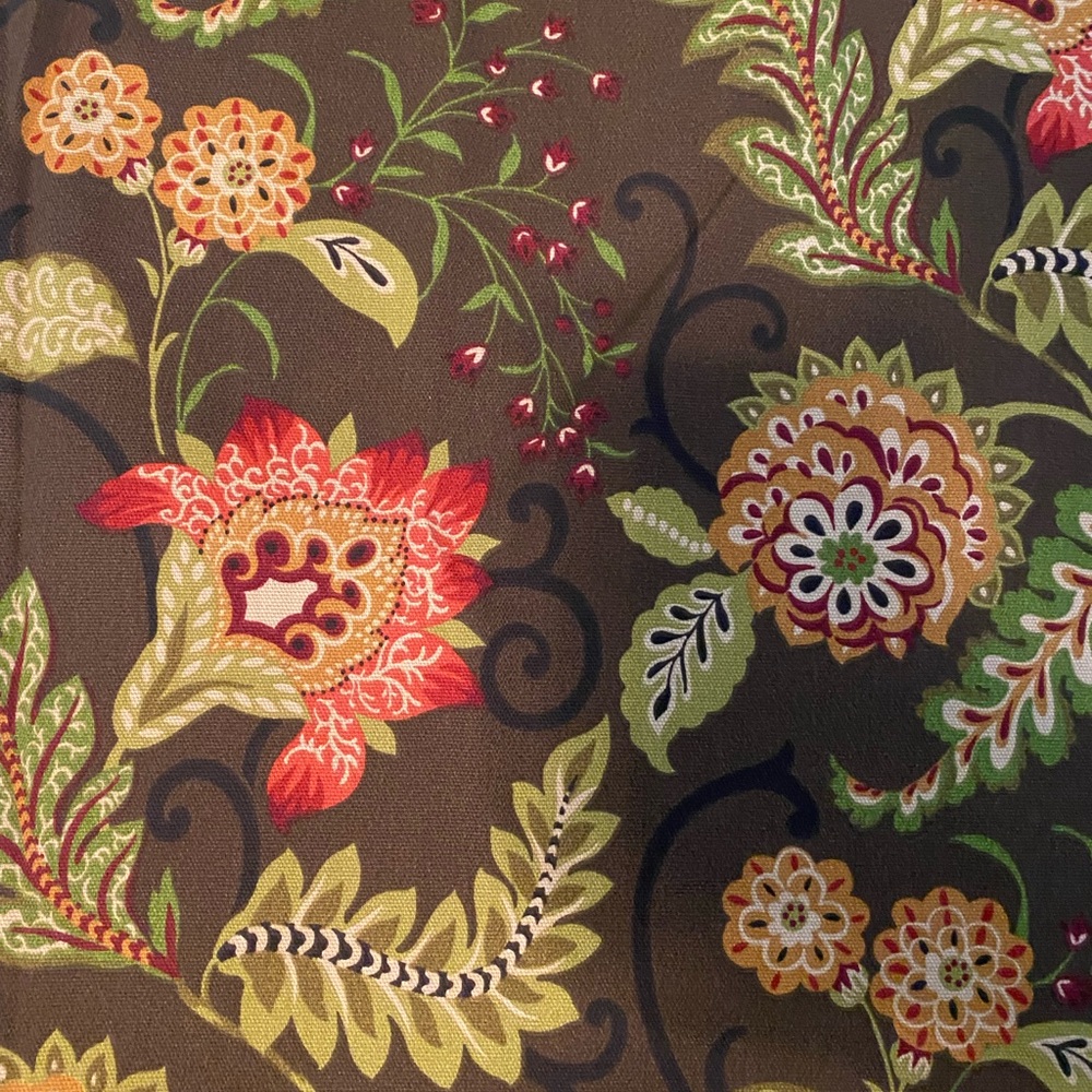 Beautiful Floral Patterned  Upholstery Fabric